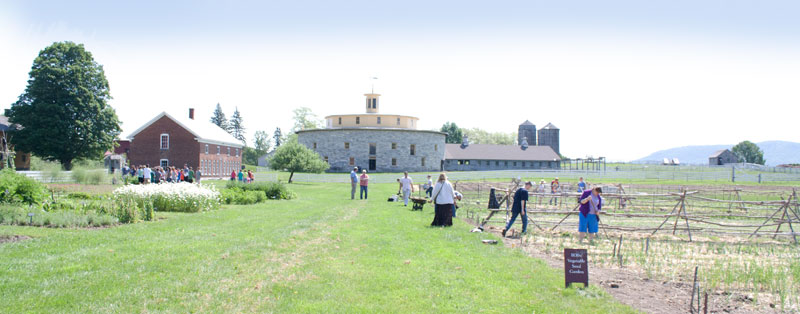 Hancock Shaker Village, an outdoor history museum in Pittsfield, Mass.