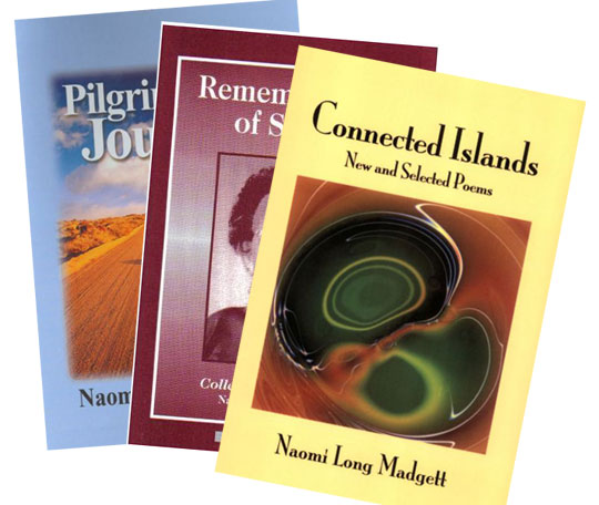 'Pilgrim Journey,' 'Remembrances of Spring,' and 'Connected Islands' are among Madgett's collections.